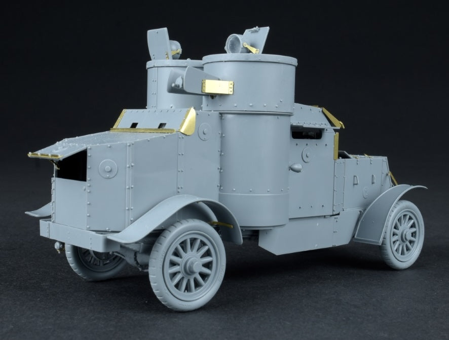 MiniArt 39005 1/35 Austin Armored Car 3rd Series Ukrainian Polish Georgian Romanian Service with Interior Kit Model Kit