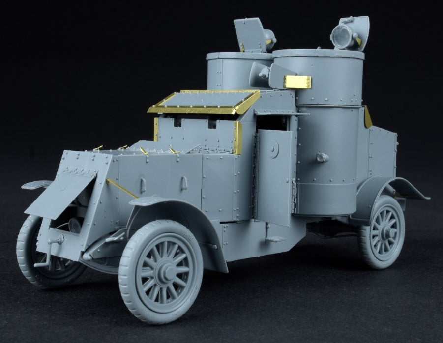 MiniArt 39005 1/35 Austin Armored Car 3rd Series Ukrainian Polish Georgian Romanian Service with Interior Kit Model Kit