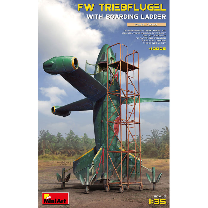 MiniArt 40005 1/35 FW Triebflugel with Boarding Ladder Model Kit