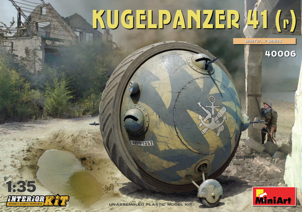 MiniArt 40006 1/35 Kugelpanzer 41 Ball Tank Model Kit