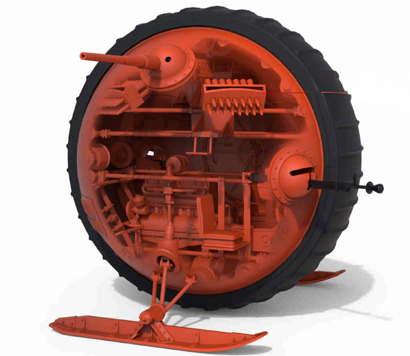MiniArt 40008 1/35 Soviet Ball Tank with Skis and Interior Kit Model Kit