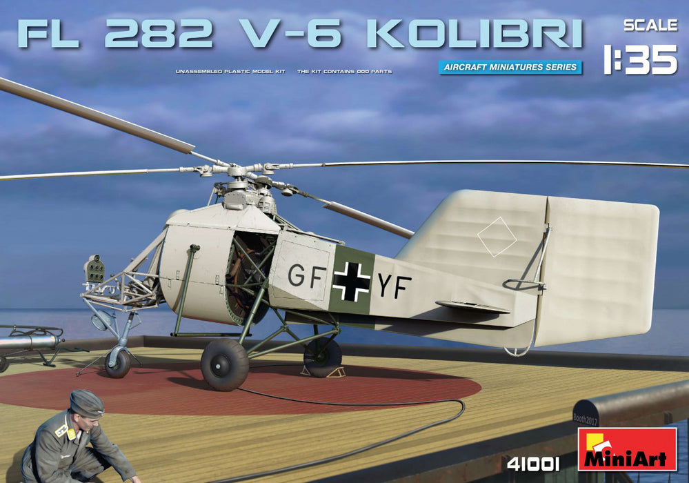 MiniArt 41001 1/35 FL282 V6 Kolibri Helicopter Model Kit