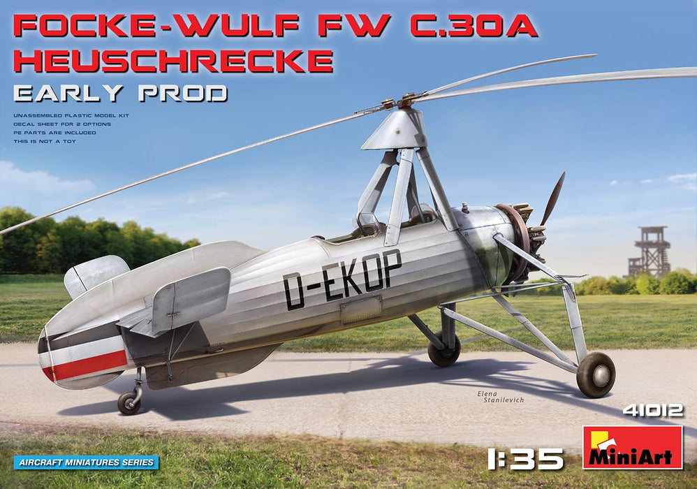 MiniArt 41012 1/35 Focke Wulf FwC30A Heuschrecke Early Production Model Kit