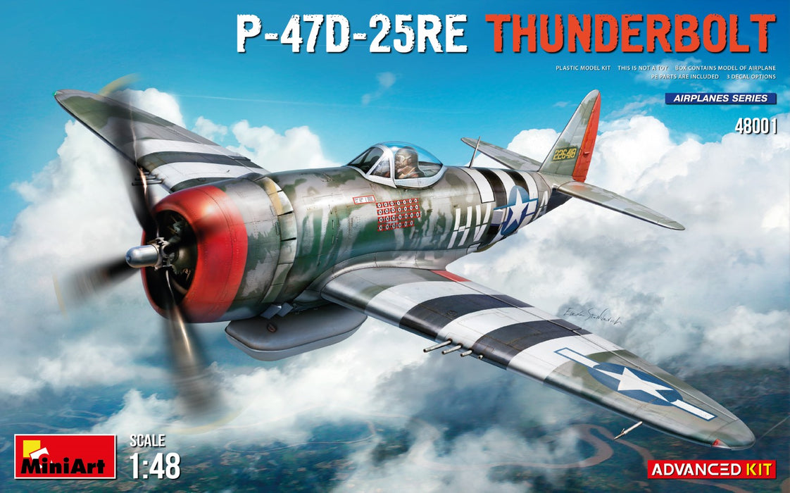 MiniArt 48001 1/48 P-47D 25RE Thunderbolt Advanced Model Kit