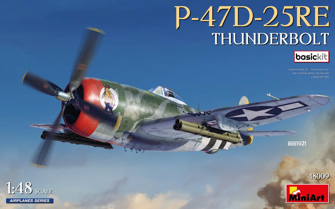 MiniArt 48009 1/48 P-47D 25RE Thunderbolt Basic Model Kit