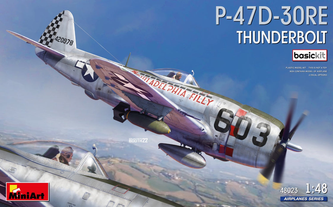 MiniArt 48023 1/48 P-47D 30RE Thunderbolt Basic Model Kit