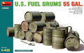MiniArt 49001 1/48 U.S. Fuel Drums 55 Gal. Model Kit