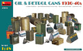 MiniArt 49006 1/48 1930s-1940s Oil and Petrol Cans Model Kit