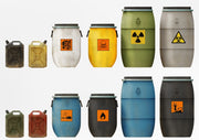 MiniArt 49010 1/48 Plastic Barrels Cans Model Kit