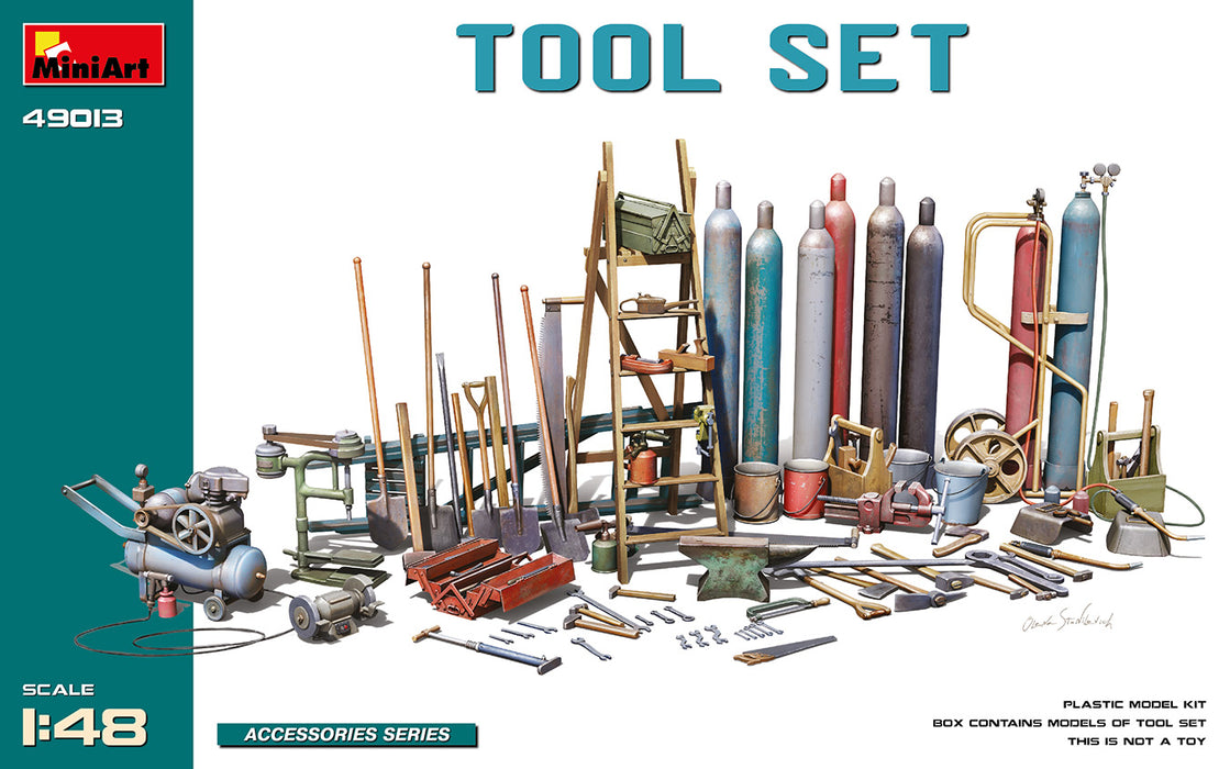 MiniArt 49013 1/48 Tool Set Various Model Kit