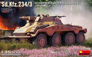 MiniArt 53001 1/35 Sd.Kfz.234/3 Schwerer Panzerspahwagen Stummel Model Kit