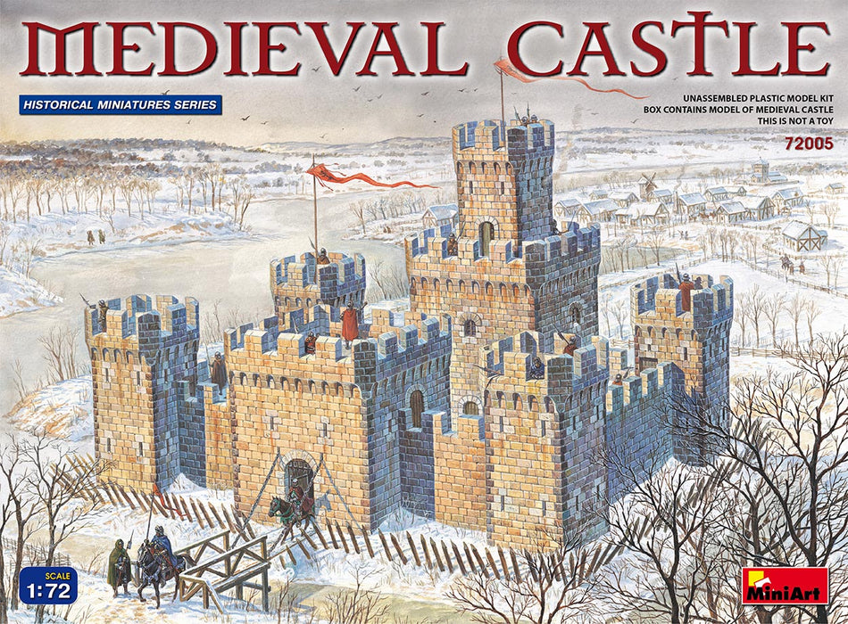 MiniArt 72005 1/72 Medieval Castle XII-XV Century Model Kit