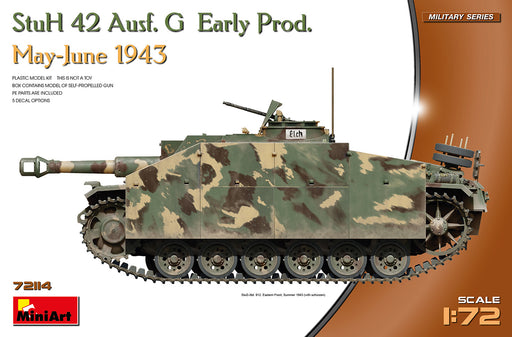MiniArt 72114 1/72 StuH 42 Ausf.G Early Production May-June 1943 Model Kit