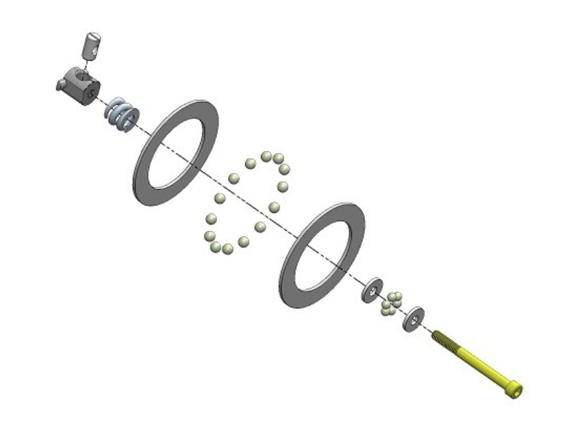 MIP 16215 Super Ball Diff Rebuild Kit for Tamiya Blackfoot/ Monster Be ...