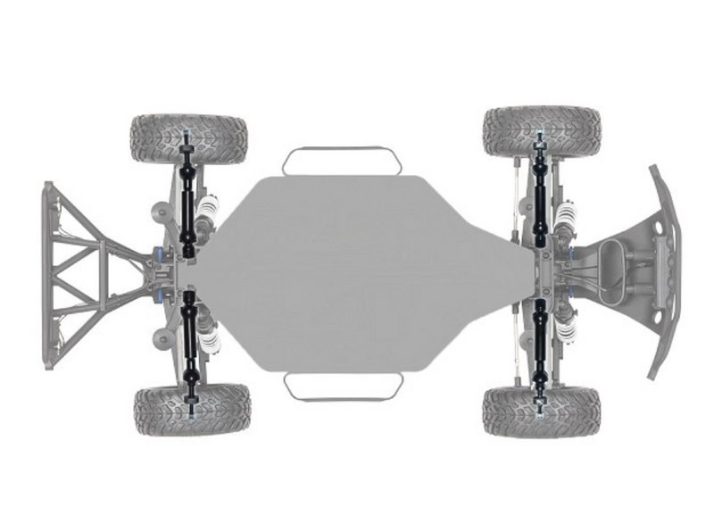MIP 18145 Front and Rear X-Duty Bundle Kit For Traxxas Stampede/Slash/Hoss 4x4 VXL/Rustler/Rally 4WD
