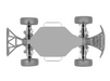 MIP 18145 Front and Rear X-Duty Bundle Kit For Traxxas Stampede/Slash/Hoss 4x4 VXL/Rustler/Rally 4WD