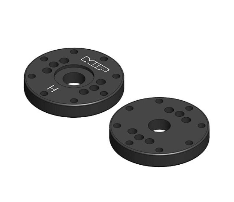 MIP 23403 8 Hole x 1.3mm Bypass1 Hi-Flow Pistons for 1/8th Scale (2 Pack)