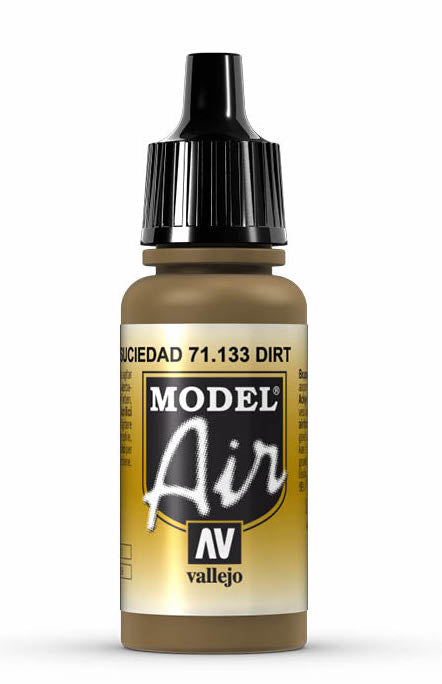 Vallejo 71.133 Dirt Model Air 17ml Bottle