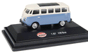 Model Power 19161 HO Scale Volkswagen T1 Samba Bus - Blue and White
