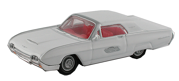 Model Power 19250 HO Scale 1963 Ford Thunderbird - White