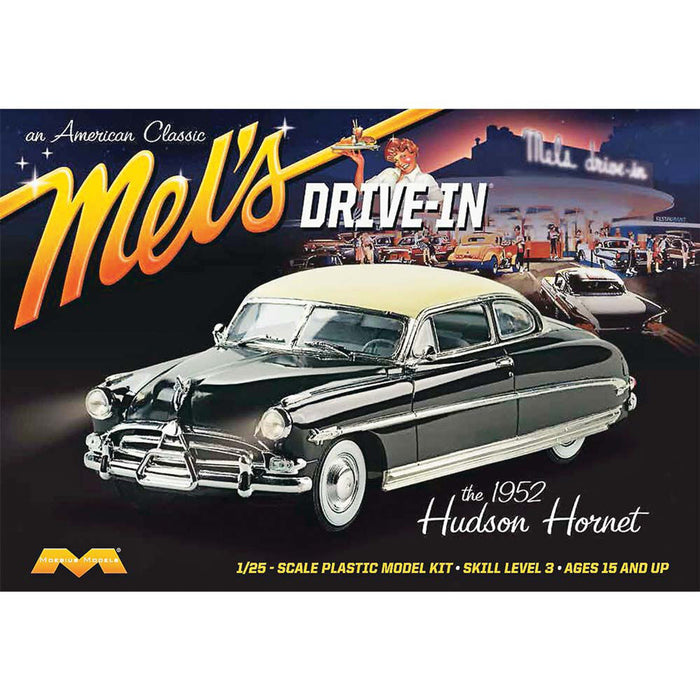 Moebius Models 1216 1/25 1952 Hudson Hornet "Mel's Drive-In" Skill Level 3 Model Kit