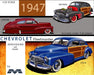 Moebius Models 2301 1/25 1947 Chevrolet Fleetmaster AeroSedan Skill Level 3 Model Kit
