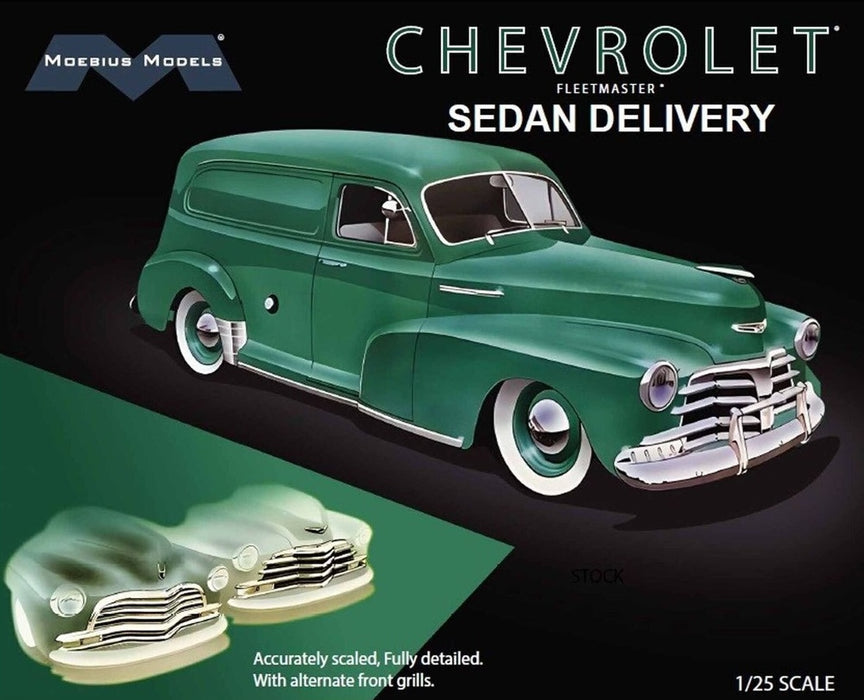 Moebius Models 2303 1/25 1948 Chevrolet Fleetmaster Sedan Delivery Model Kit
