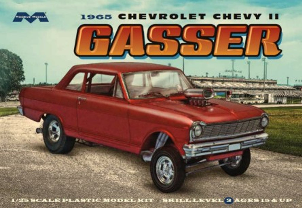 Moebius Models 2324 1/25 1965 Chevrolet Chevy II Gasser Skill Level 3 Model Kit