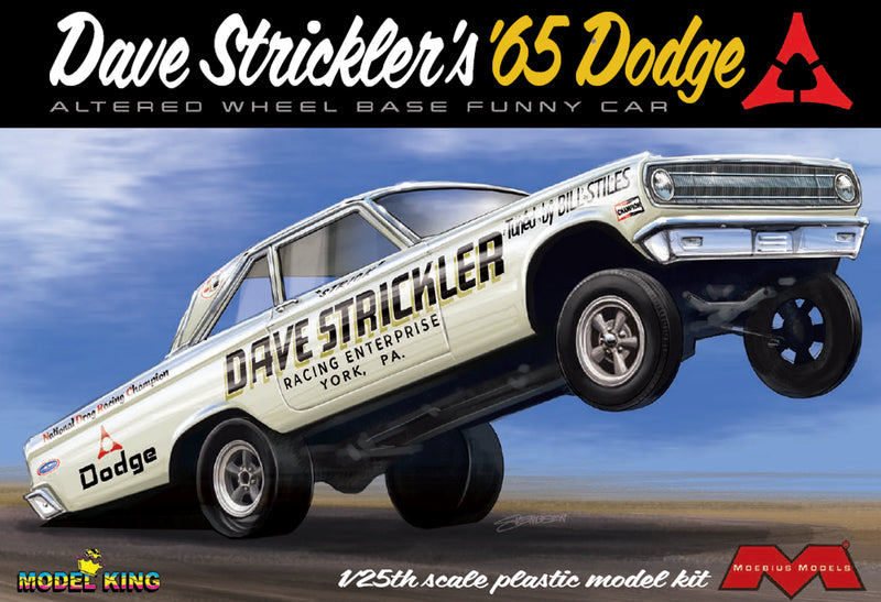 Moebius Models 2451 1/25 Dave Strickler's 1965 Dodge Funny Car Skill Level 3 Model Kit