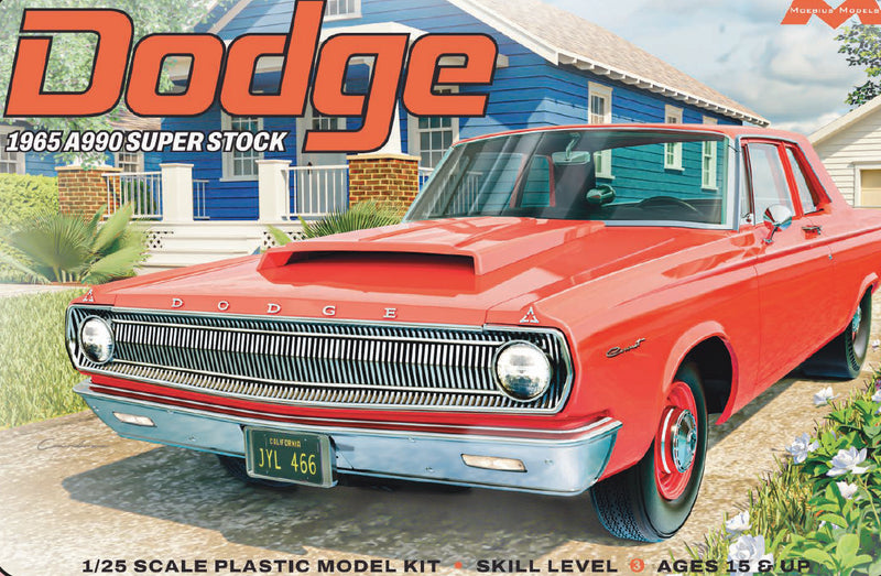Moebius Models 2460 1/25 1965 Dodge A990 Super Stock Skill Level 3 Model Kit