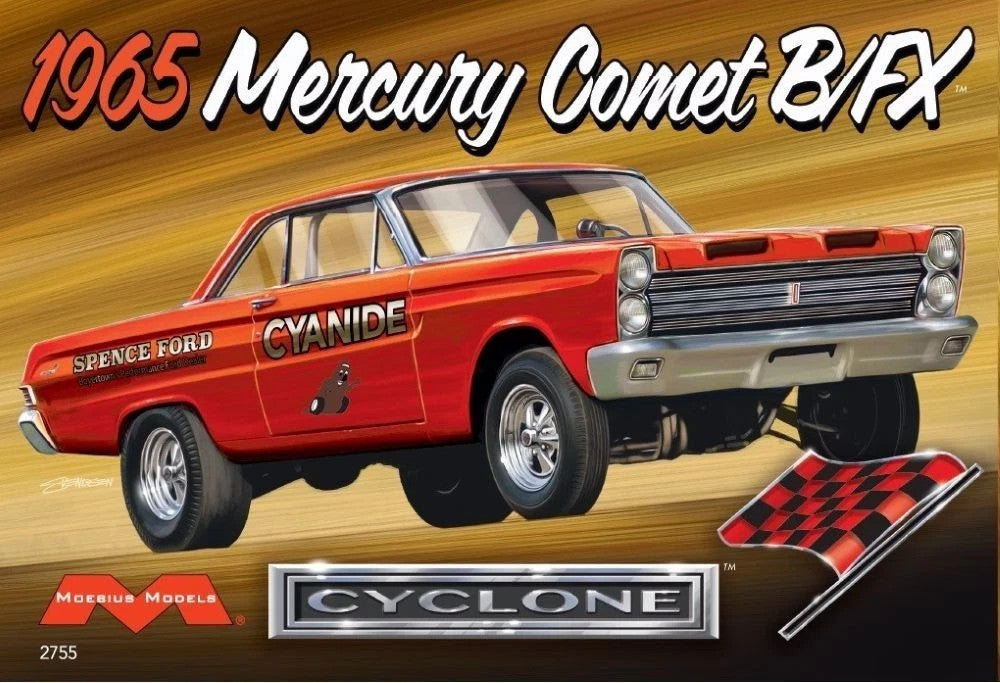 Moebius Models 2755 1/25 1965 Mercury Comet B/FX Skill Level 3 Model Kit