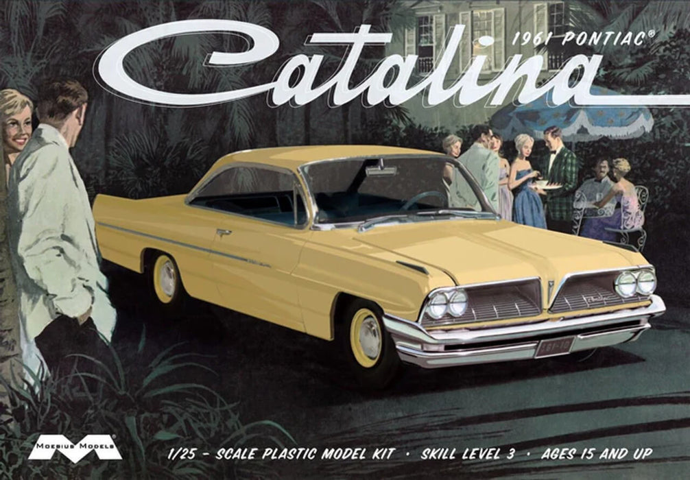 Moebius Models 285 1/25 1961 Pontiac Catalina Skill Level 3 Model Kit