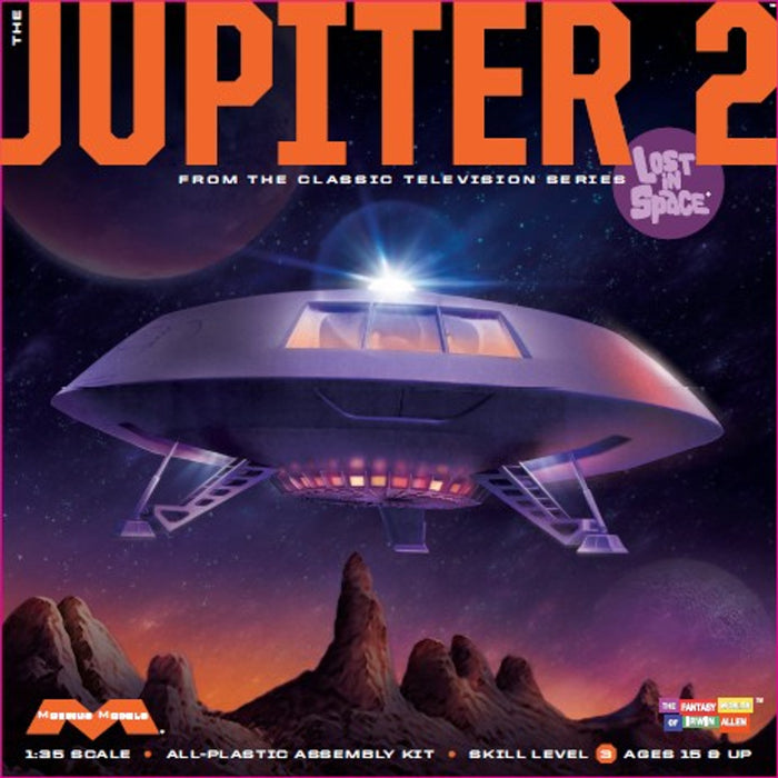 Moebius Models 913 1/35 Lost In Space Jupiter 2 Skill Level 3 Model Kit