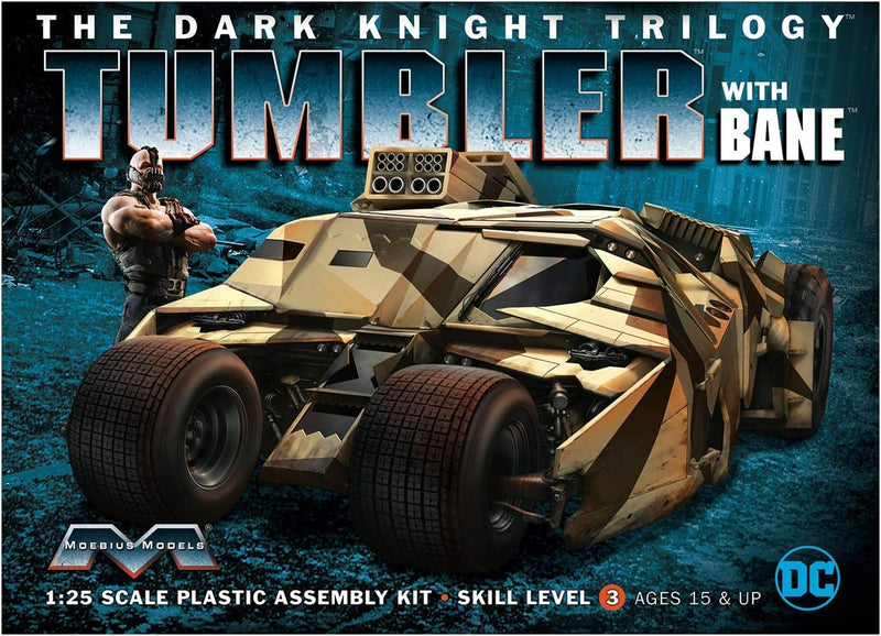 Moebius Models 967 1/25 Batman Dark Knight Armored Tumbler Skill Level 3 Model Kit