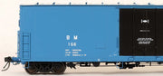 Moloco Trains 33053 HO Scale 50' RBL Boxcar Boston & Maine B&M "Repaint AX 3-79"