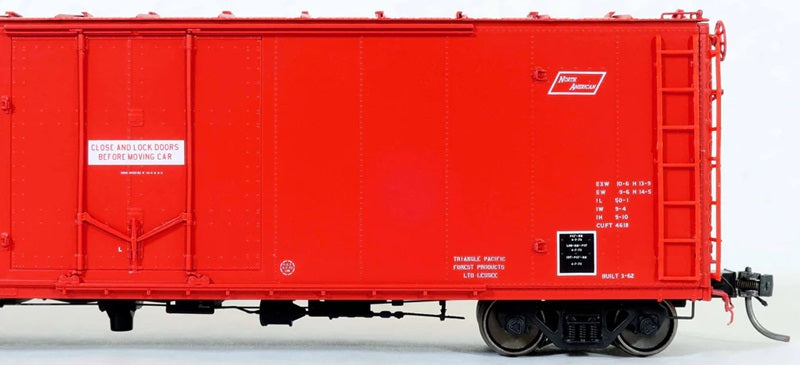 Moloco Trains 51005 HO Scale 50' RBL Boxcar Triangle Pacific TPFX "Repaint RN 4-73"