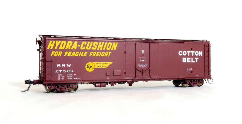 Moloco Trains 51050-05 HO Scale 50' RBL Boxcar Cotton Belt SSW 27544