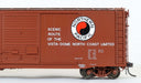 Moloco Trains 70001 HO Scale 50' XM Double Door Boxcar Northern Pacific NP