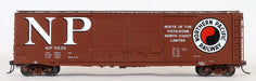 Moloco Trains 70004 HO Scale 50' XM Double Door Boxcar Northern Pacific NP