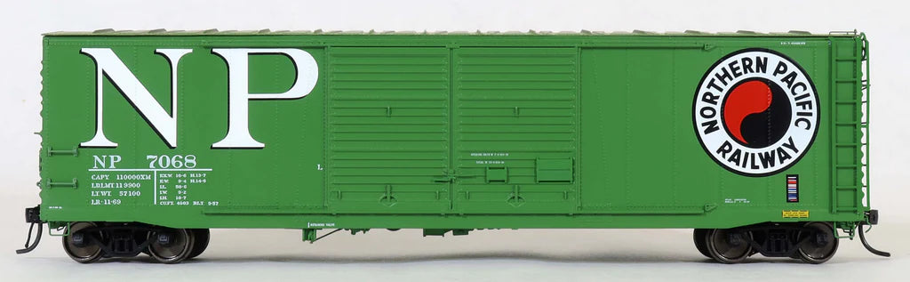 Moloco Trains 70009 HO Scale 50' XM Double Door Boxcar Northern Pacific NP