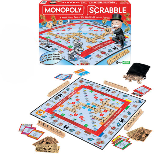 Monopoly Scrabble Board Game