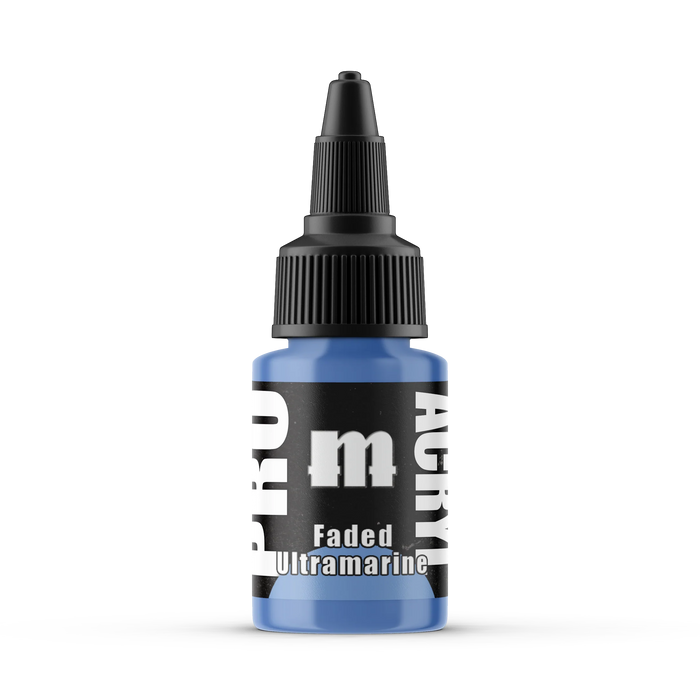 Monument Hobbies 13 Pro Acryl: Faded Ultramarine Acrylic Paint 22ml Bottle