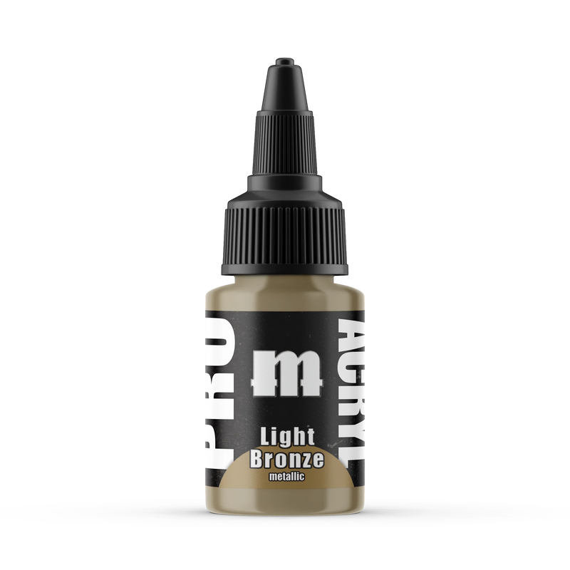 Monument Hobbies 26 Pro Acryl: Light Bronze Acrylic Paint 22ml Bottle