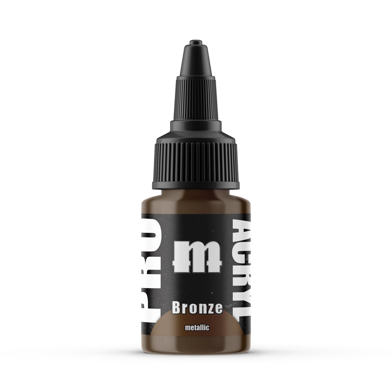 Monument Hobbies 32 Pro Acryl: Bronze Acrylic Paint 22ml Bottle