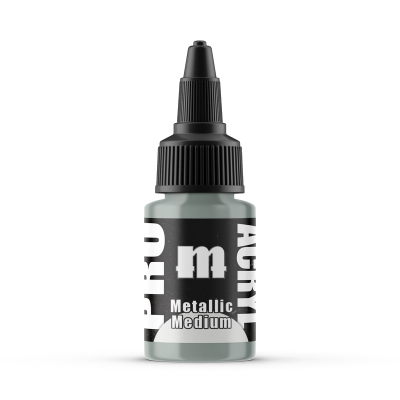 Monument Hobbies 33 Pro Acryl: Metallic Medium Acrylic Paint 22ml Bottle
