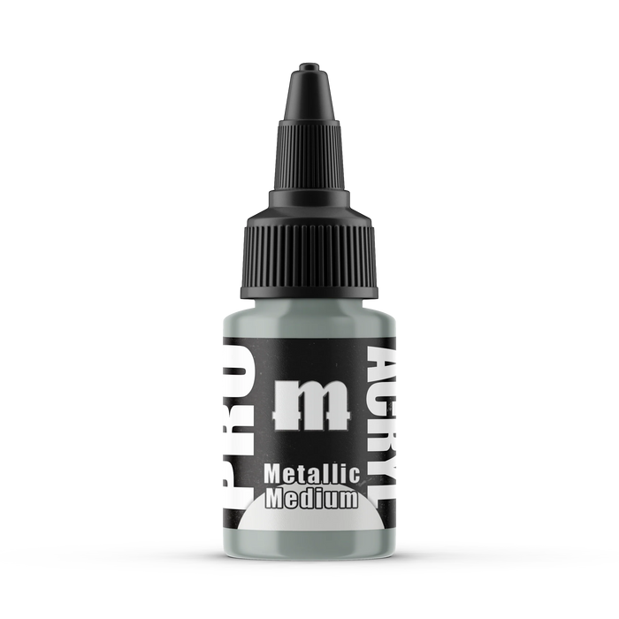 Monument Hobbies 33 Pro Acryl: Metallic Medium Acrylic Paint 22ml Bottle