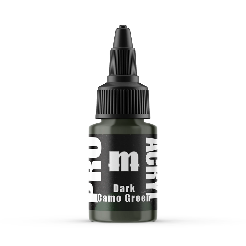 Monument Hobbies 36 Pro Acryl: Dark Camo Green Acrylic Paint 22ml Bottle