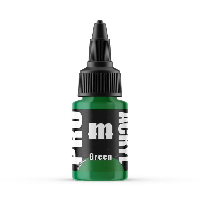 Monument Hobbies 4 Pro Acryl: Green Acrylic Paint 22ml Bottle