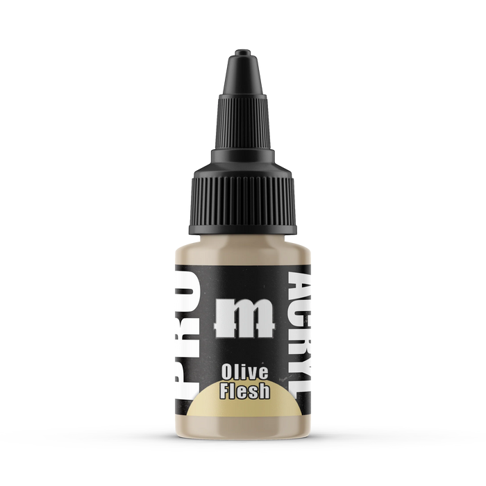 Monument Hobbies 41 Pro Acryl: Olive Flesh Acrylic Paint 22ml Bottle