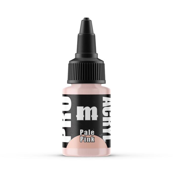 Monument Hobbies 43 Pro Acryl: Pale Pink Acrylic Paint 22ml Bottle